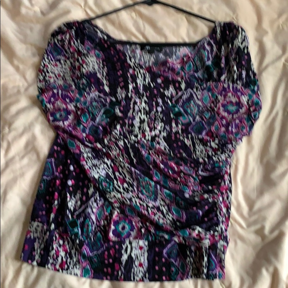 Multi colored snake and floral print